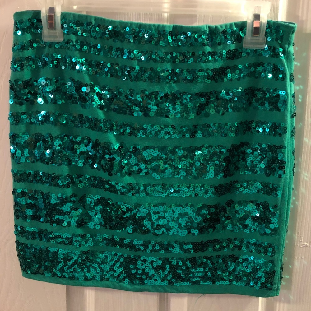 Teal “Wet Seal” Skirt